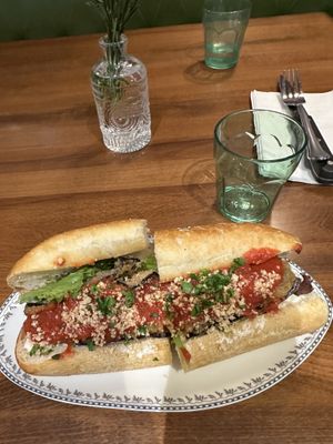 Eggplant Parmesan  at DC Vegan in Washington