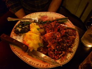 Tofu Marsala with Mashed Potato was wonderful! at DC Vegan in Washington