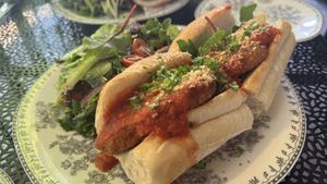 CHICK'N PARM  at DC Vegan in Washington