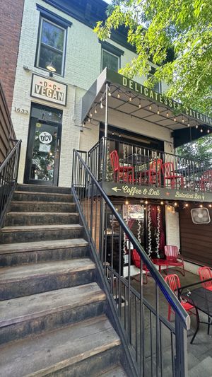 Enter thru second floor   at DC Vegan in Washington