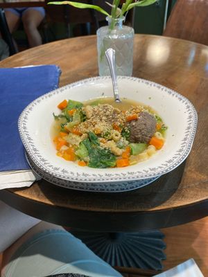 Italian Wedding Soup  at DC Vegan in Washington