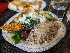 Crispy Artichoke Bowl at DC Vegan in Washington