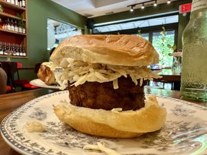 Chesapeake fritter  at DC Vegan in Washington