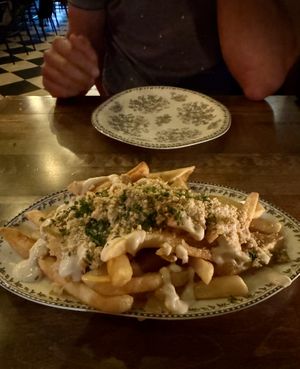 French fries  at DC Vegan in Washington