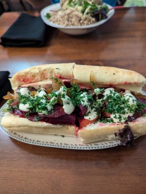 Classic hoagie at DC Vegan in Washington