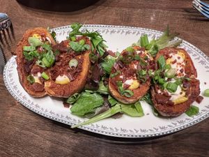 Potato Skins  at DC Vegan in Washington
