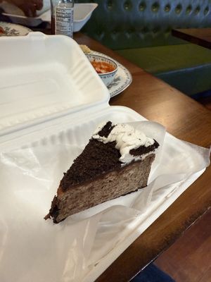 Oreo cheesecake   at DC Vegan in Washington