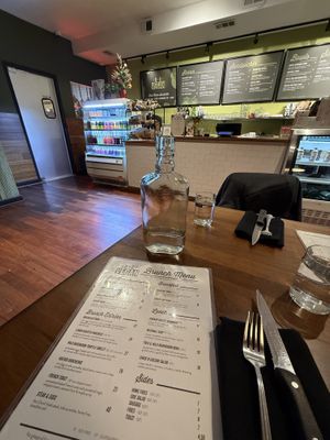 brunch menu  at DC Vegan in Washington