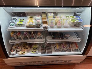 Vegan cheese case  at DC Vegan in Washington