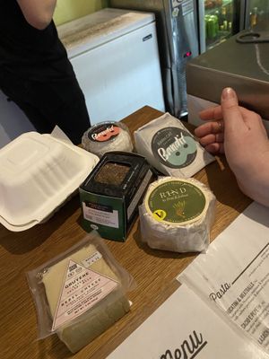 My vegan cheese stash 🧀  at DC Vegan in Washington