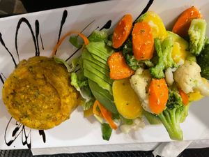 Mofongo with veggies  at Edelweiss Bar & Grill in Luquillo