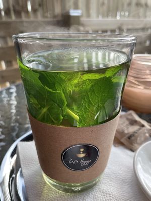 Mint tea at Café Hygge in Horsens