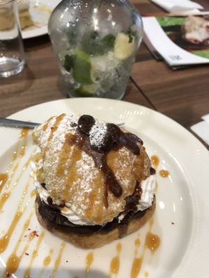 Fastelavnsbolle med chokolade #Veganuary at Café Hygge in Horsens