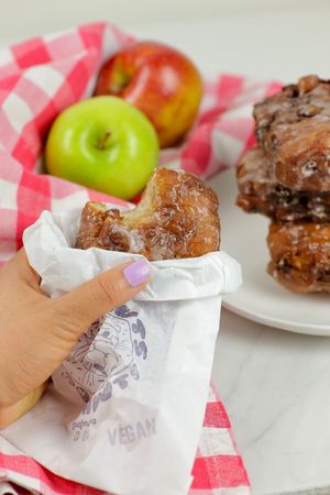Apple fritter  at Joughnuts Doughnuts in Mississauga