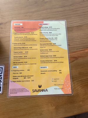 Some nice vegan options - Seitan burrito, Mac n cheese  at Savanna in Puerto Escondido