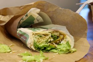 wrap with nuggets at Snack Bar Green - Снак бар и био магазин ЗЕЛЕН - Графа Био магазин ЗЕЛЕН Графа in Sofia