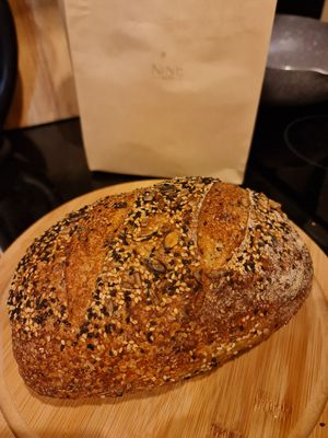 Mixed seeded sourdough at Nine Pastry in Bangkok