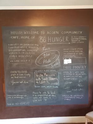  at Acorn Community Cafe in Eugene