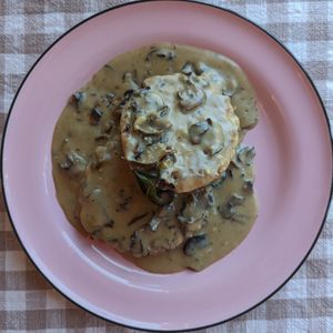Biscuit & Gravy at Acorn Community Cafe in Eugene