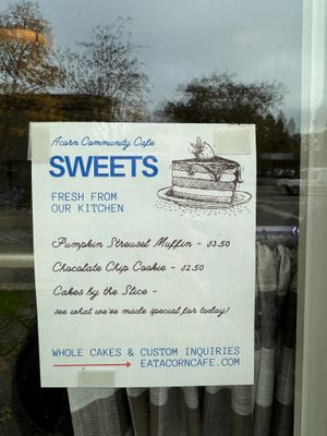   at Acorn Community Cafe in Eugene