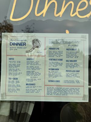   at Acorn Community Cafe in Eugene