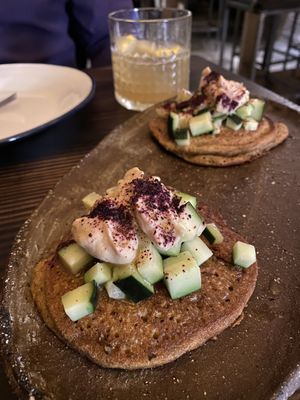 Blini at Fat Veggies in Barcelona