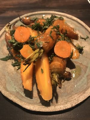 Carrots at Fat Veggies in Barcelona