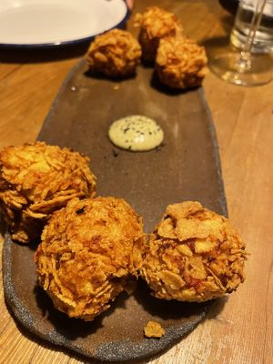 Croquetes  at Fat Veggies in Barcelona
