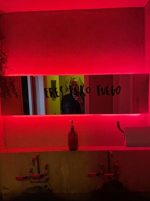 Toilet  at Fat Veggies in Barcelona