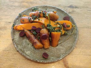 Carrots at Fat Veggies in Barcelona