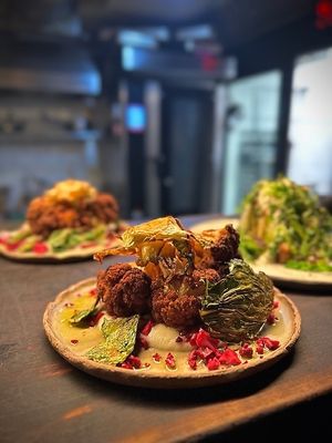 Colifor,Coliflor y Chocolate Blanco at Fat Veggies in Barcelona