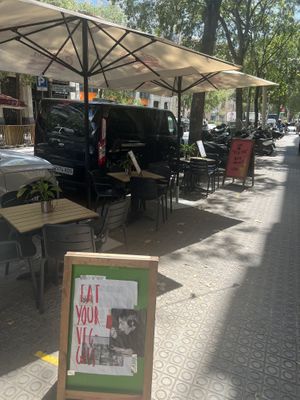 Terrasse   at Fat Veggies in Barcelona
