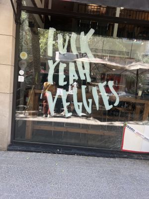 Motto   at Fat Veggies in Barcelona