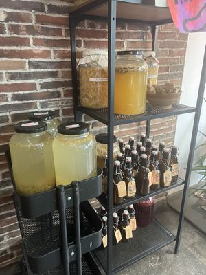 Homemade fermentation   at Fat Veggies in Barcelona