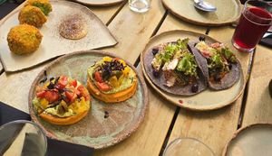 First bites... at Fat Veggies in Barcelona