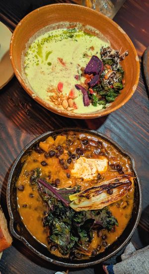 Curry and seasonal cassoulet at Fat Veggies in Barcelona
