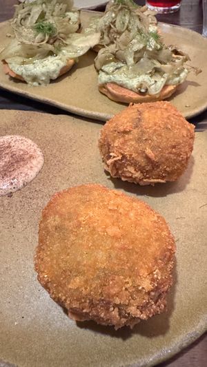 Blinis e bombas imperdibili   at Fat Veggies in Barcelona