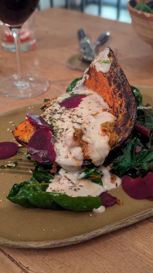 Pumpkin at Fat Veggies in Barcelona