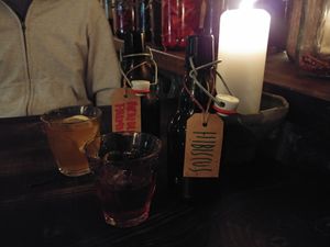 Home made drinks at Fat Veggies in Barcelona