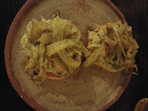 Blinis - excellent 👌 at Fat Veggies in Barcelona