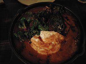 Cazuela (my favorite) at Fat Veggies in Barcelona