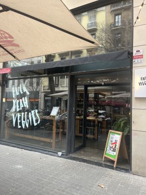 Eingang   at Fat Veggies in Barcelona