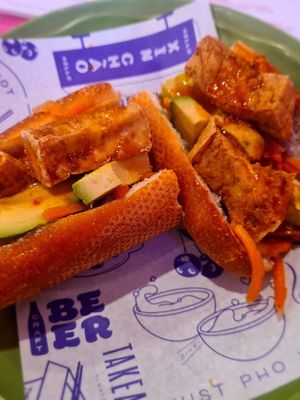 Vegan Bahn Mi at Rice Rice Baby in Mount Maunganui