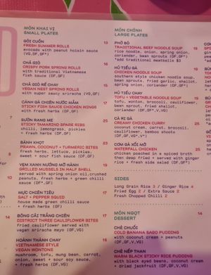 Menu Oct 22 at Rice Rice Baby in Mount Maunganui