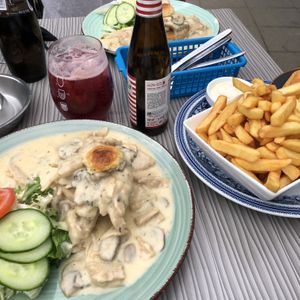 Vol au vegan at Taverne La Gileppe in Jalhay