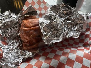 Vegan burrito   at La Chimichanga Cantina in Scotts Valley