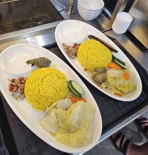 Nasi Lemak "~ 3/7/24 at Chee Wei 啟維素食 - Tampines in East Singapore