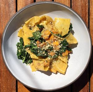 Pappardelle  at Timber Cove Resort in Jenner