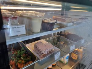 Vegan cakes at Gopal's Kitchen in Semaphore