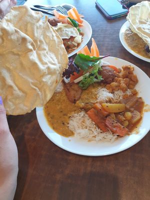 Mix of everything at Gopal's Kitchen in Semaphore